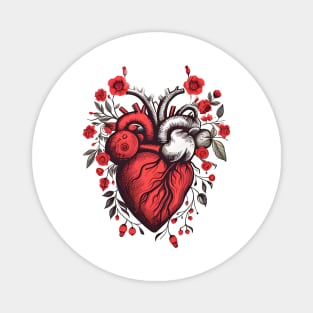 Graphic Printed heart design Magnet